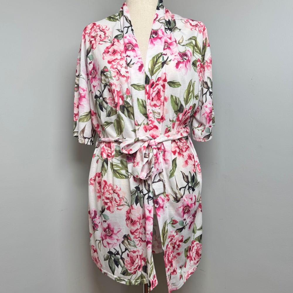 Show Me Your Mumu Floral Robe Kimono Lightweight‎ Duster Cover Up OS